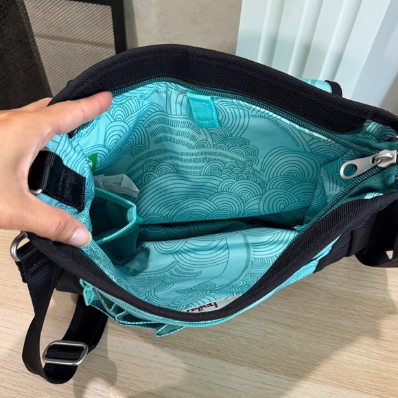 Haiku To Go Convertible Backpack Messenger Black Travel Bag Crossbody Purse - Picture 6 of 9